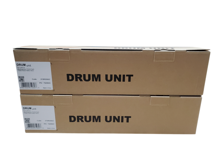 Lot 2x 013R00662 Drum Unit | For Workcentre 7525/7545 - 7556/7830/7845 | Ne %