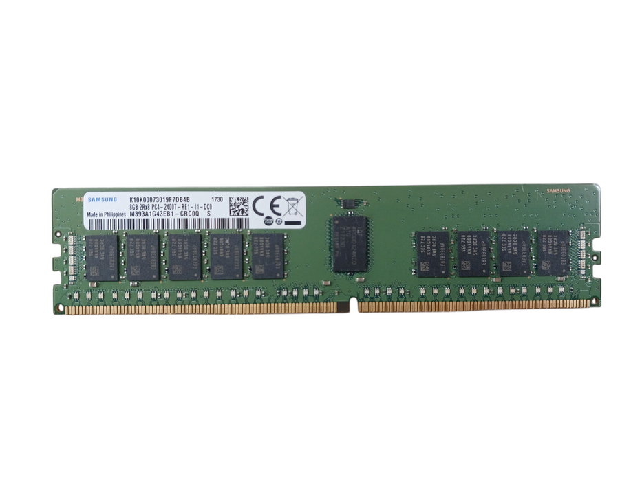 Samsung 8GB M393A1G43EB1-CRC 2Rx8 PC4-2400T DDR4-19200 ECC Server RAM Q
