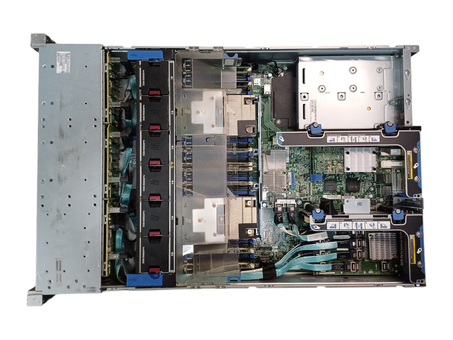 HP DL380 Gen9 2U 24x2.5", 2x E5-2690 v4, 128GB DDR4, 4x2.4TB SAS, P440ar