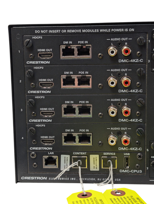 Crestron media distribution system DM-MD8X8-CPU3 -