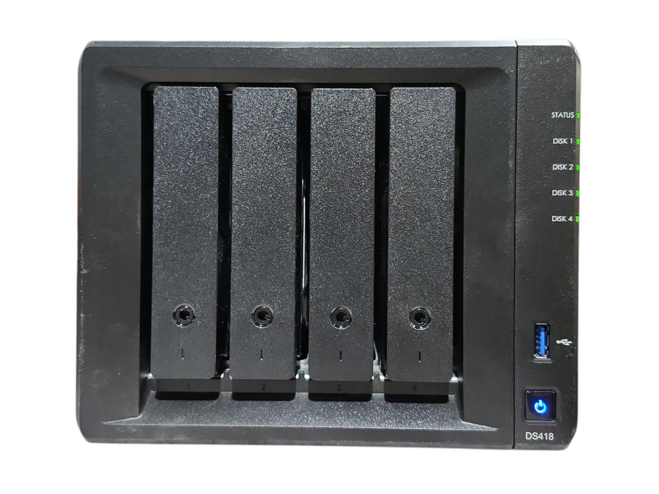 Synology DiskStation DS418 4-Bay NAS w/ 3x2TB & 1x 3TB HDDs & 2GB RAM