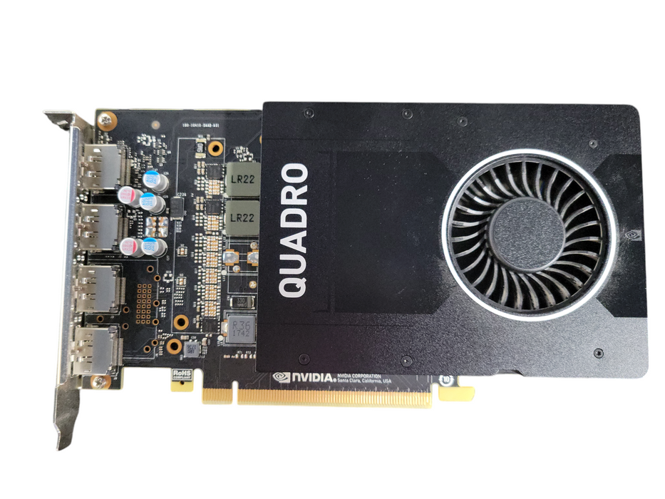 NVIDIA Quadro P2000 5GB GDDR5 Graphics Card, 4x DisplayPort !
