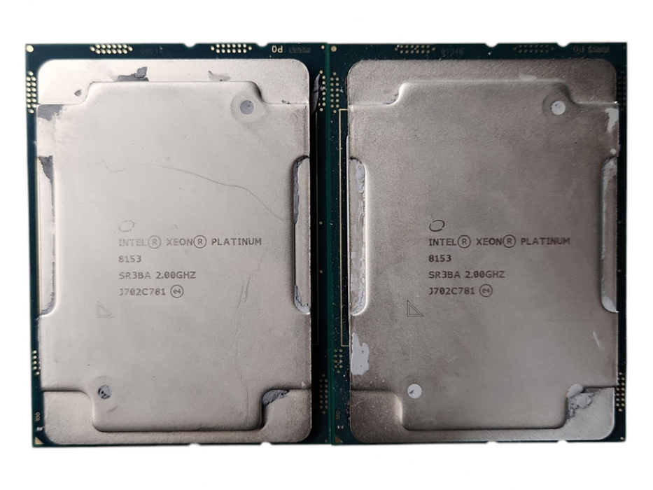 Lot of 2x Xeon Platinum 8153 LGA 3647 16-Core 32 threads CPU Processor