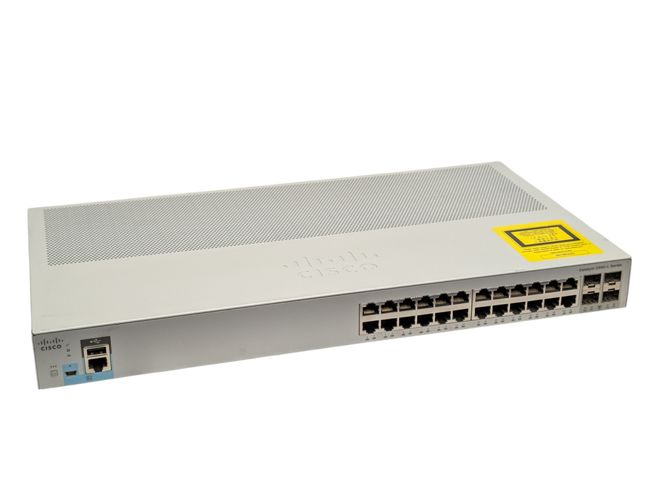 CISCO Catalyst 2920-L 24 Port Gigabit Network Switch WS-C2960L-24TS-LL Q-