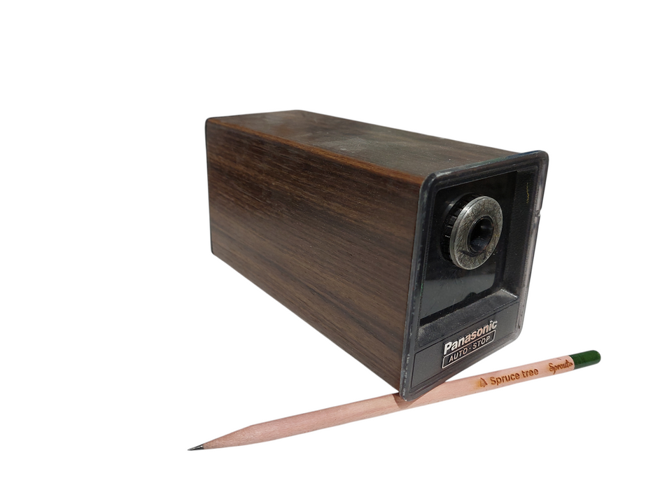 Vintage Panasonic Auto-Stop Electric Pencil Sharpener Model: KP-77S =