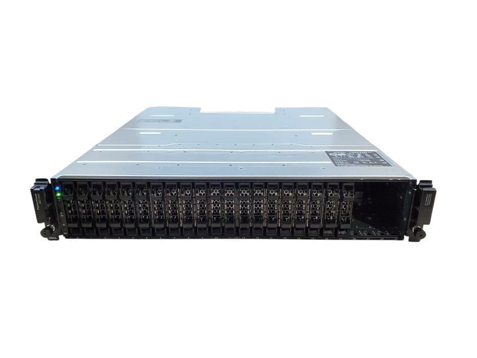 Dell PowerVault MD1220 24x2.5" Storage Array w/ 2x MD12, 2x 600W PSU