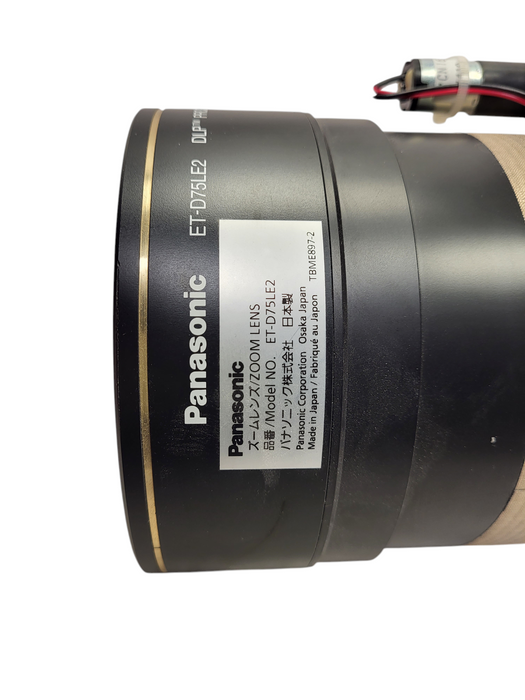 Panasonic ET-D75LE2 DLP Projection Zoom Lens Made In Japan $