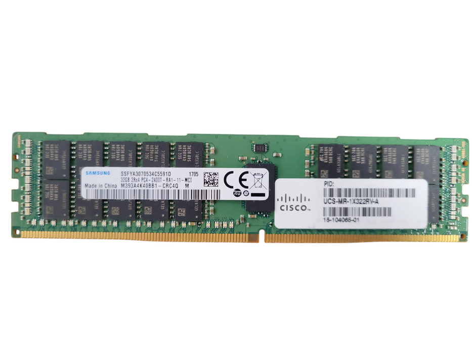 Samsung 32GB 2Rx4 PC4-2400T-RA1-11-MC0 Server Ram Q!
