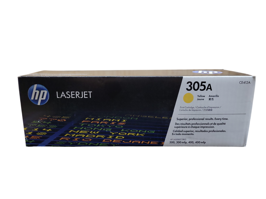 HP 305A Yellow Original LaserJet Toner Cartridge, CE412A !