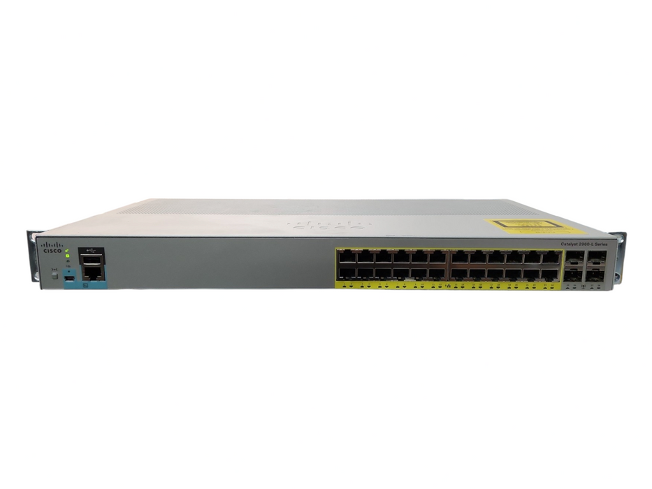 Cisco Catalyst WS-C2960L-24PS-LL 2960-L Gigabit PoE Network Switch