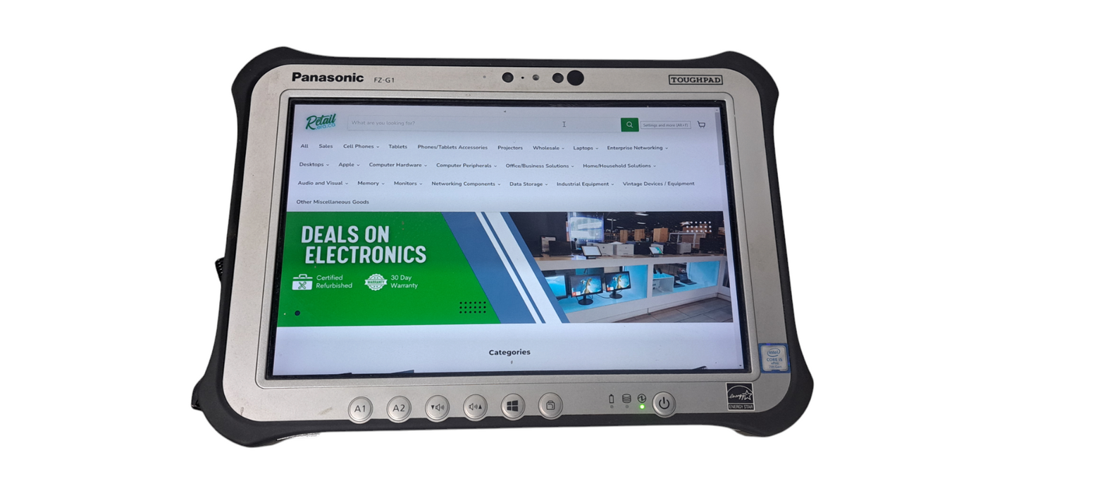 Panasonic TOUGHBOOK FZ-G1 MK5 Intel i5-7300U CPU|8GB RAM DDR3| 256GB SSD Q
