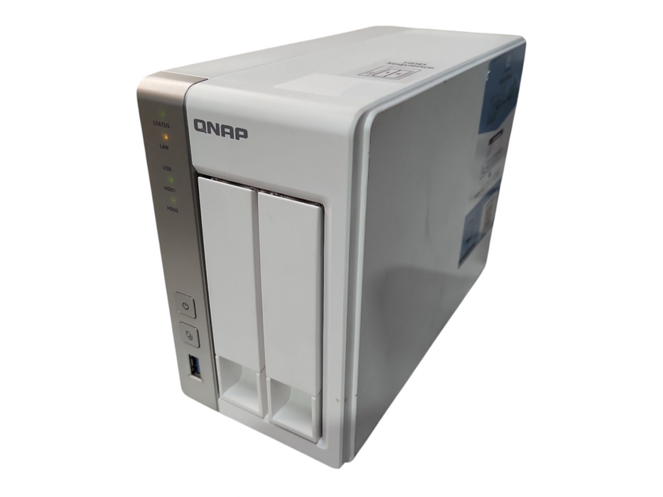 QNAP TS-231P, 2-Bay Network Attached Storage NAS 1GB RAM w/ 2x 4TB HDD