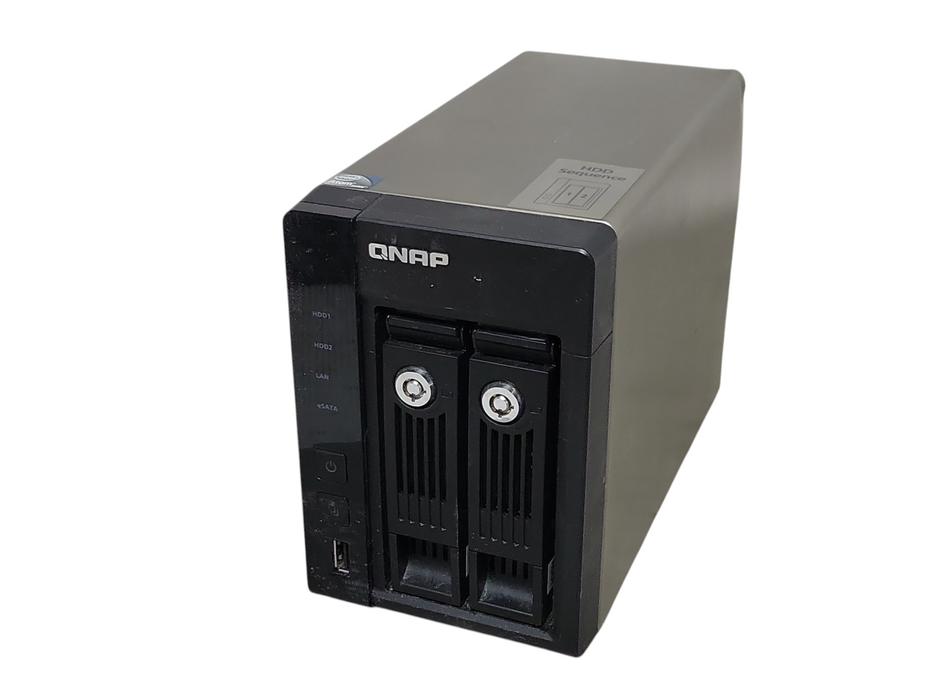 QNAP TS-269 Pro NAS 2x 4TB HDD, No power adapter, READ _