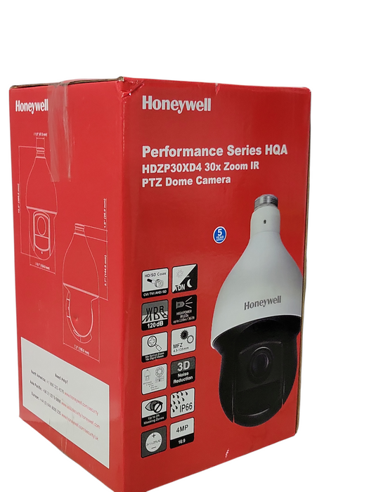 Honeywell HDZP30XD4 Performance Series HQA 30x Zoom IR PTZ Dome Camera _