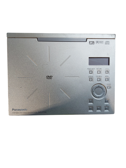 Panasonic Portable DVD CD Video Player DVD-PV55 Silver
