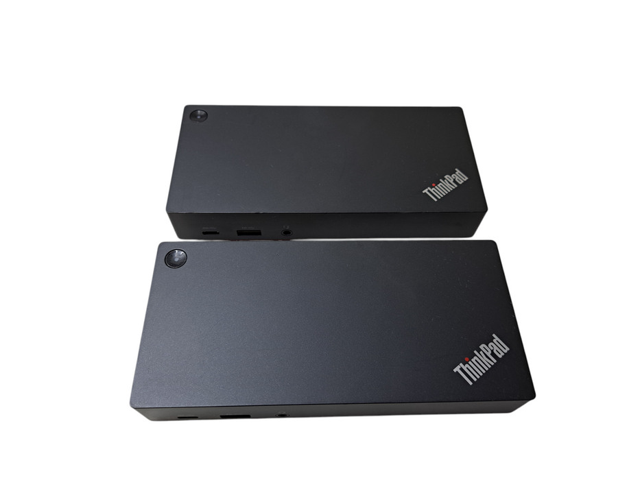 Lot of 2x Lenovo ThinkPad USB-C Dock Gen 2 LDC-G2 40AS | TESTED