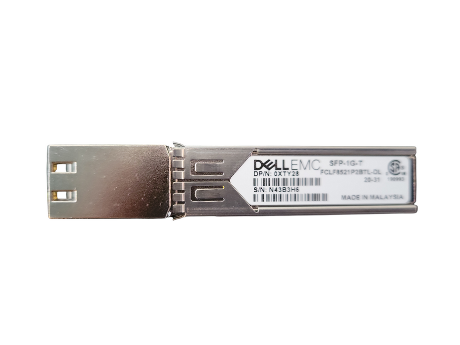 0XTY28 Dell SFP-1G-T 1000BASE-T SFP Copper RJ-45 !