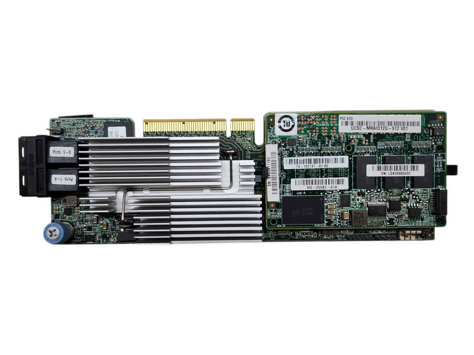 Cisco UCSC-MRAID12G V1 UCS 12Gb/s SAS RAID Controller w/ 74-102747-01