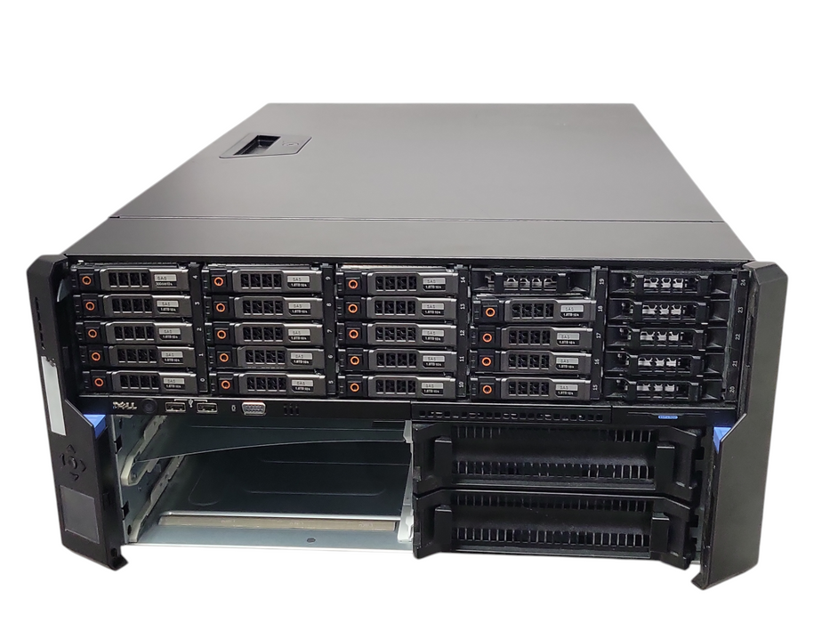 Dell PowerEdge VRTX Blade Enclosure Chassis w/ 19x 2.5" Caddies, 4x PSUs _