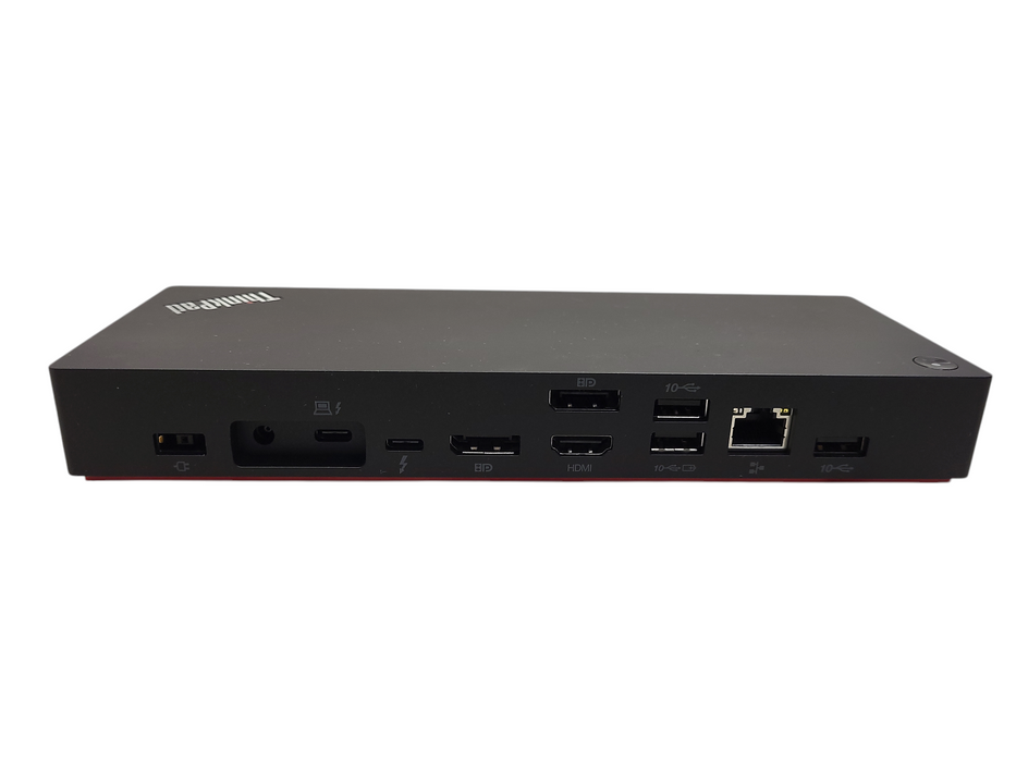 Lenovo Universal ThinkPad Thunderbolt 4 USB-C Dock Docking Station No AC $