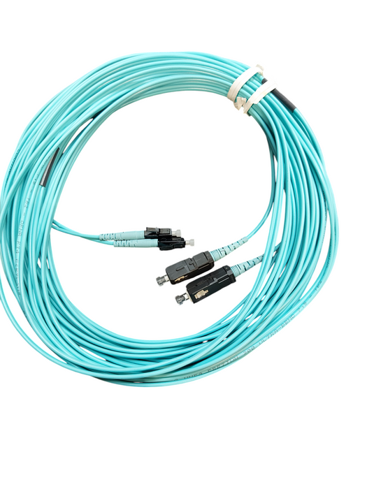 Corning 055702T5120010M, 2F Zipcord Riser 10m LC-SC Fiber Jumper