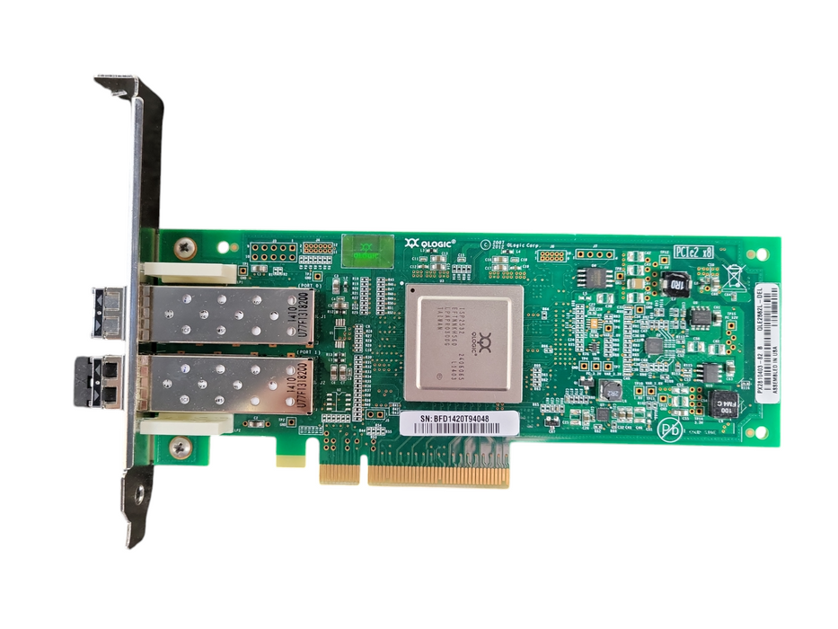 Dell Dual-Port 8GbE SFP PCIe Host Bus Adapter Dell P/N: 0RW9K !