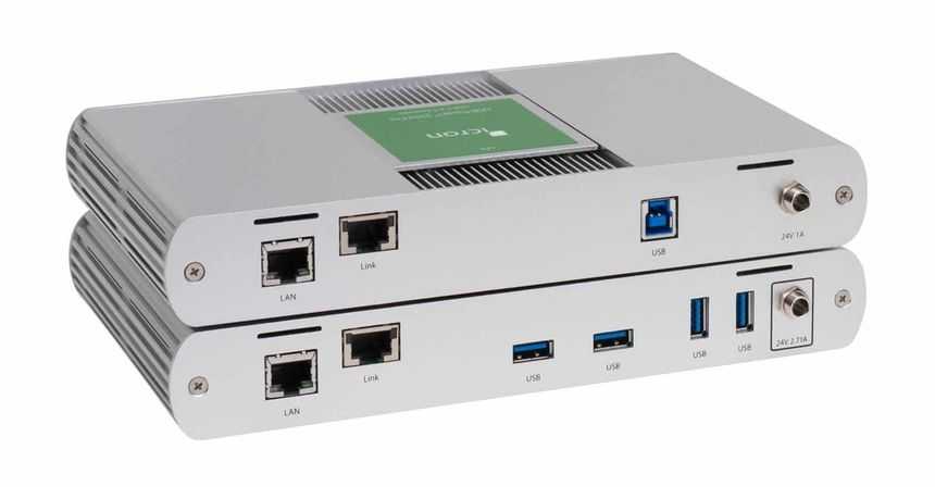 Icron USB 3-2-1 Raven 4-Port USB 3.2 100m CAT 6a/7 Extender System 3104