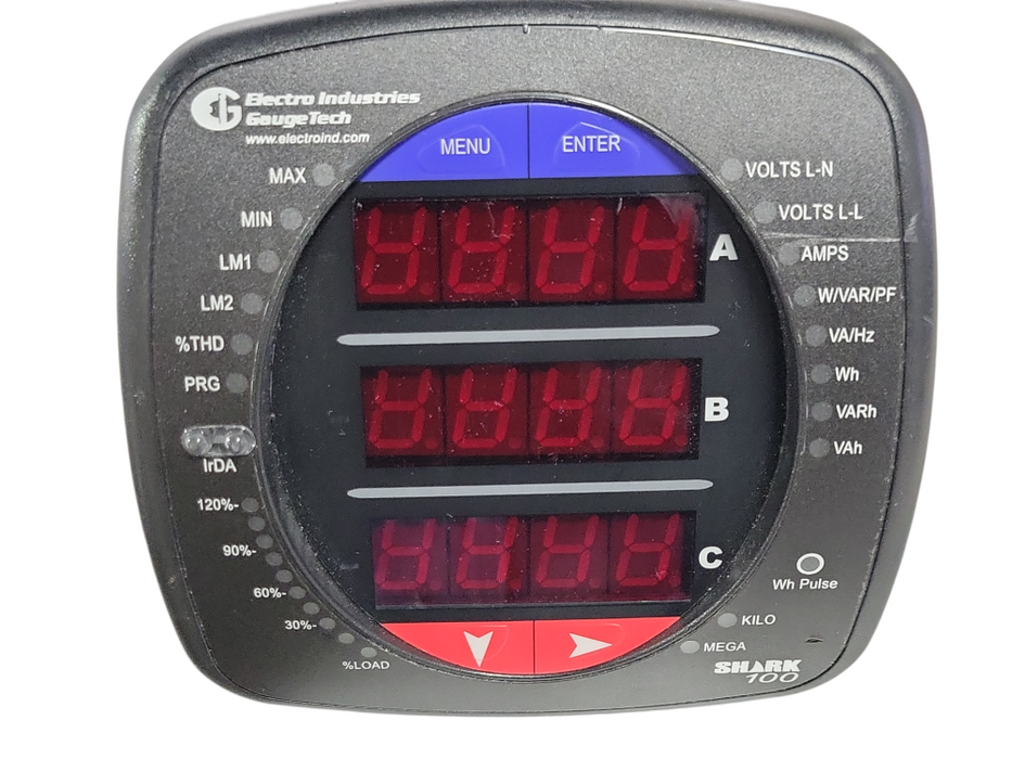 Electro Industries Gauge Tech SHARK 100 multifunction power and energy mete _