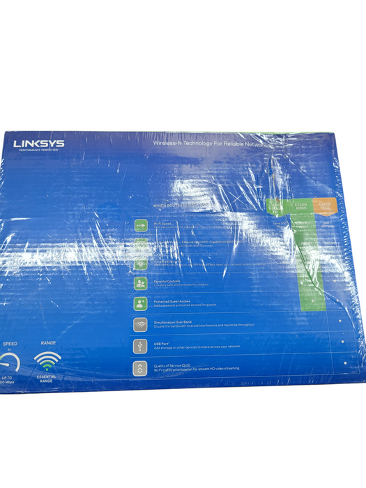 Linksys N300 E1200 Wireless Router READ DESCRIPTION