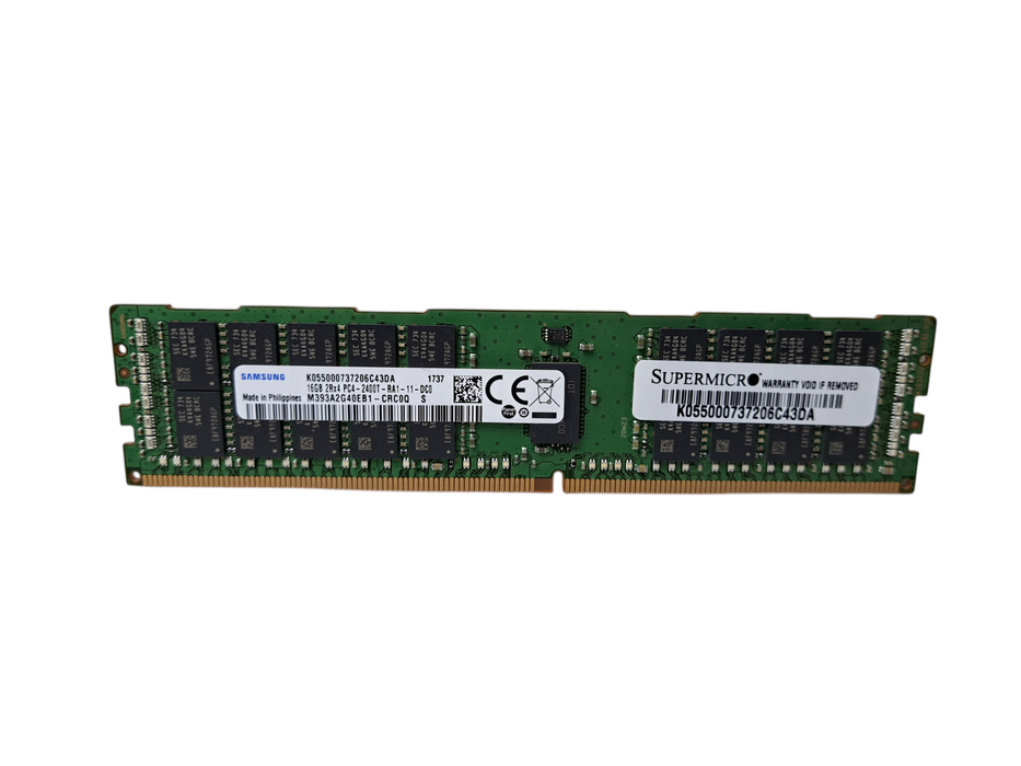 Samsung 16GB 2Rx4 PC4-2400T-RA1-11-DC0 | DDR4 Server Memory Q)