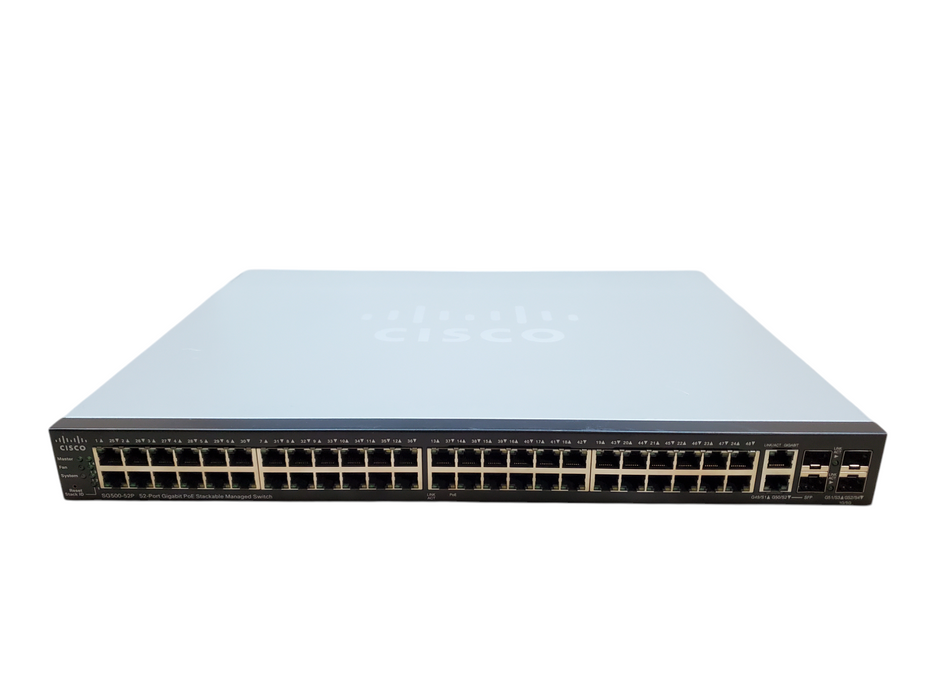 Cisco SG500-52P 52-Port Gigabit PoE Stackable Managed Switch