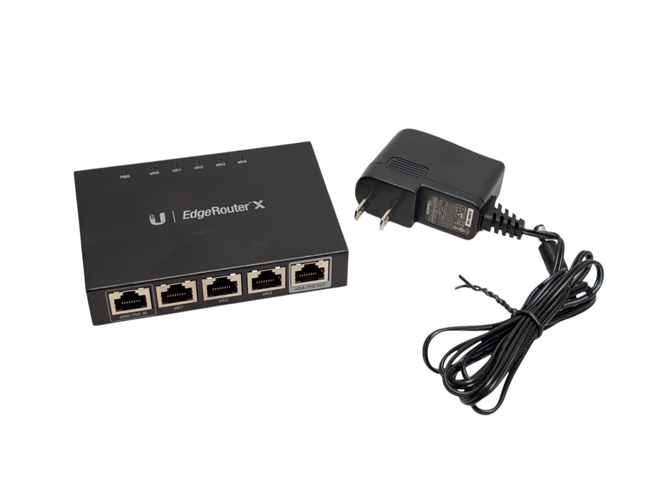 Ubiquiti EdgeRouter X ER-X mini switch PoE Powered -