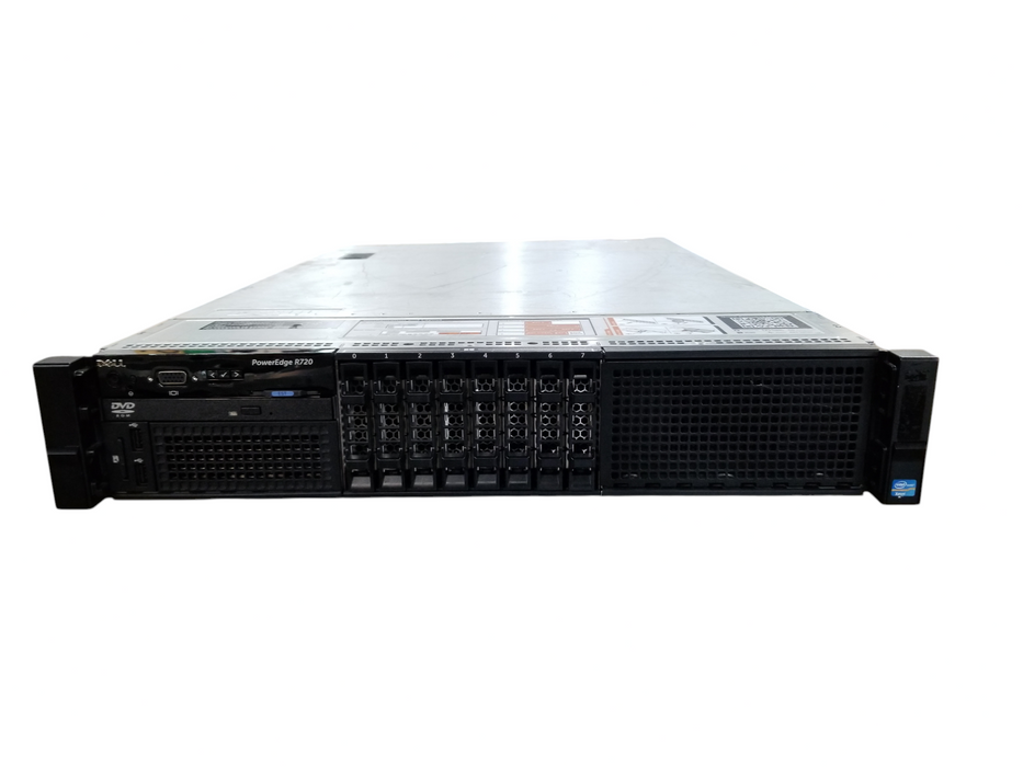 DELL PowerEdge R720 2x Xeon E5-2680 0 256GB-DDR3 Perc-H710 NoHDD 2x750W PSU