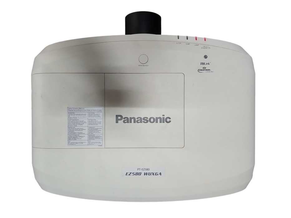 Panasonic PT-EZ580 LCD Projector, No Remote, READ