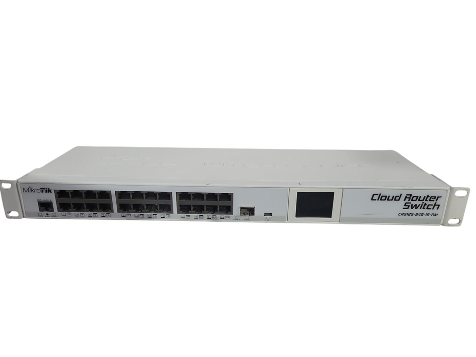 MikroTik Cloud Router Switch CRS125-24G-15-RM Port Ethernet Switch !