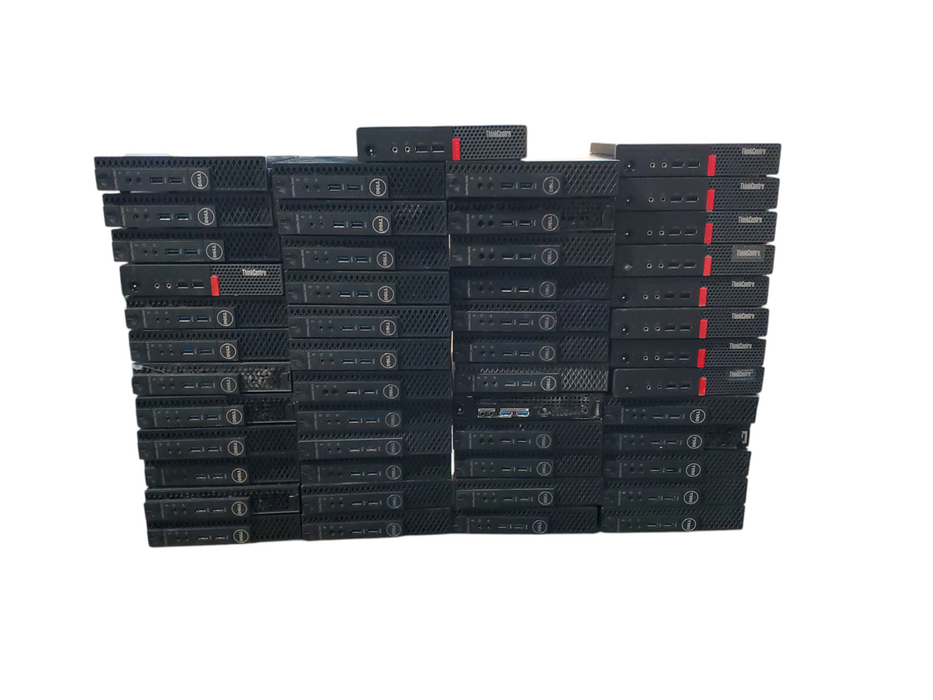 Lot of 50x 6th-8th Gen i-series USFF Desktops NO RAM/HDD (USFF68-7)