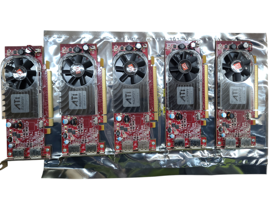 Lot of 5x - ATI Radeon HD 3470 256MB PCI Express x16 Video Card *READ*