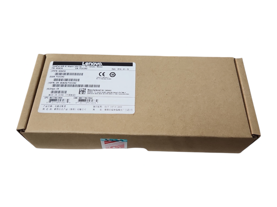 *New SEALED* Lenovo Standard AC Adapter USB Type C 65W 4X20M26268