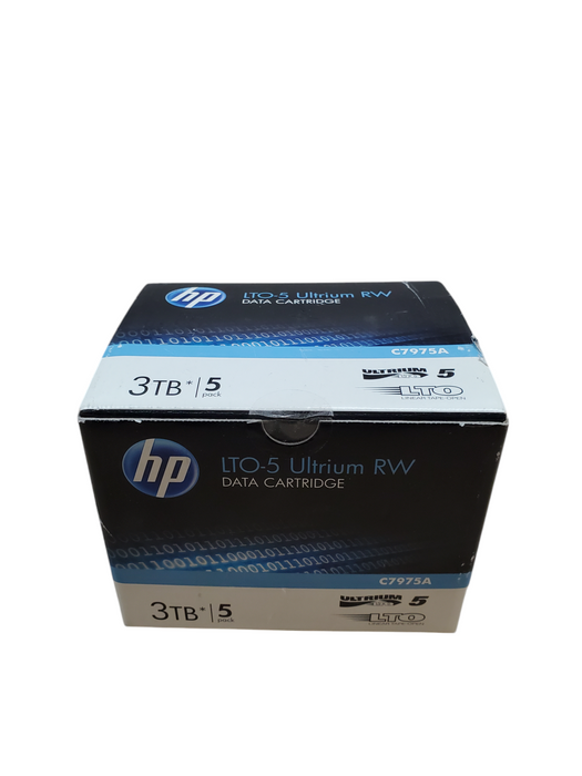 Lot 5x HP LTO-5 Ultrium RW 3TB C7975A Data Cartridge - New