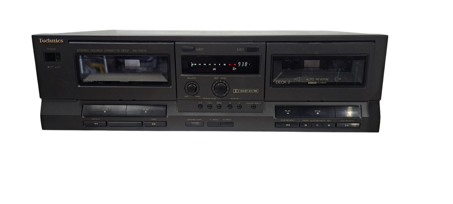Vintage Technics RS-TR210 Stereo Double Cassette Deck | READ
