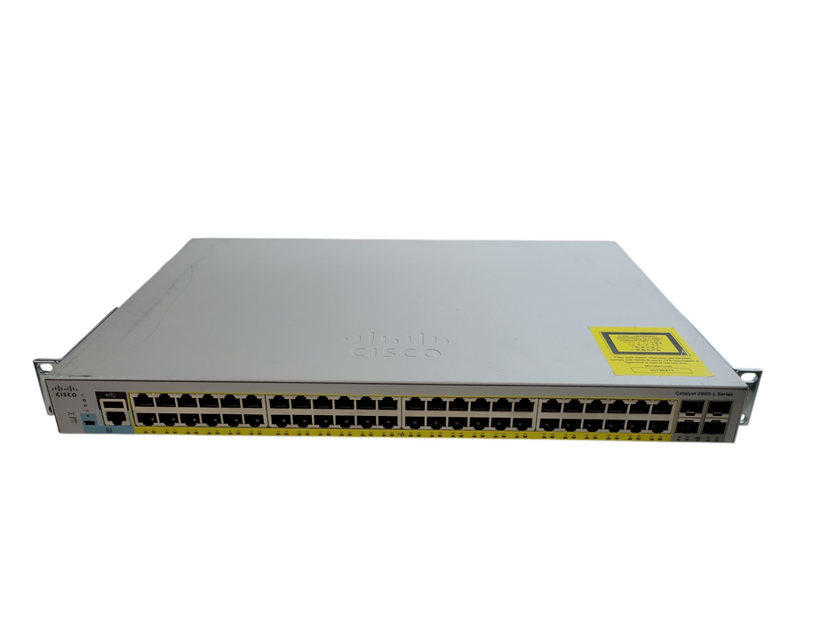 Cisco WS-C2960L-48PS-LL | 48-Port Gigabit PoE Switch %