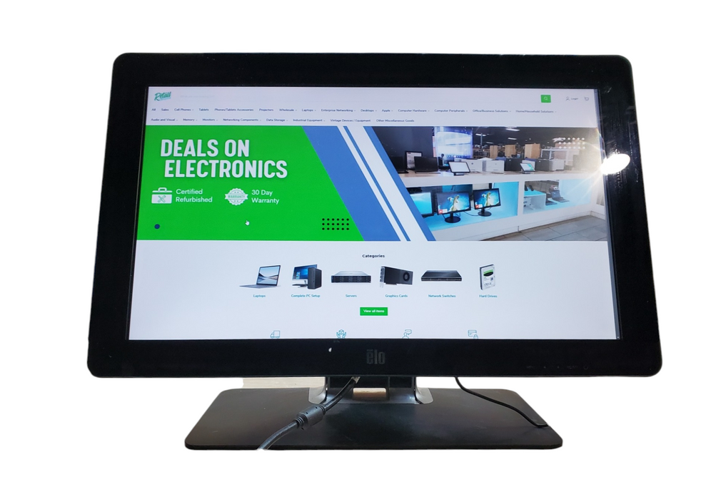 ELO 22" LCD Touchscreen Monitor ET2201L-2UWA-0-MT-GY-G *READ*