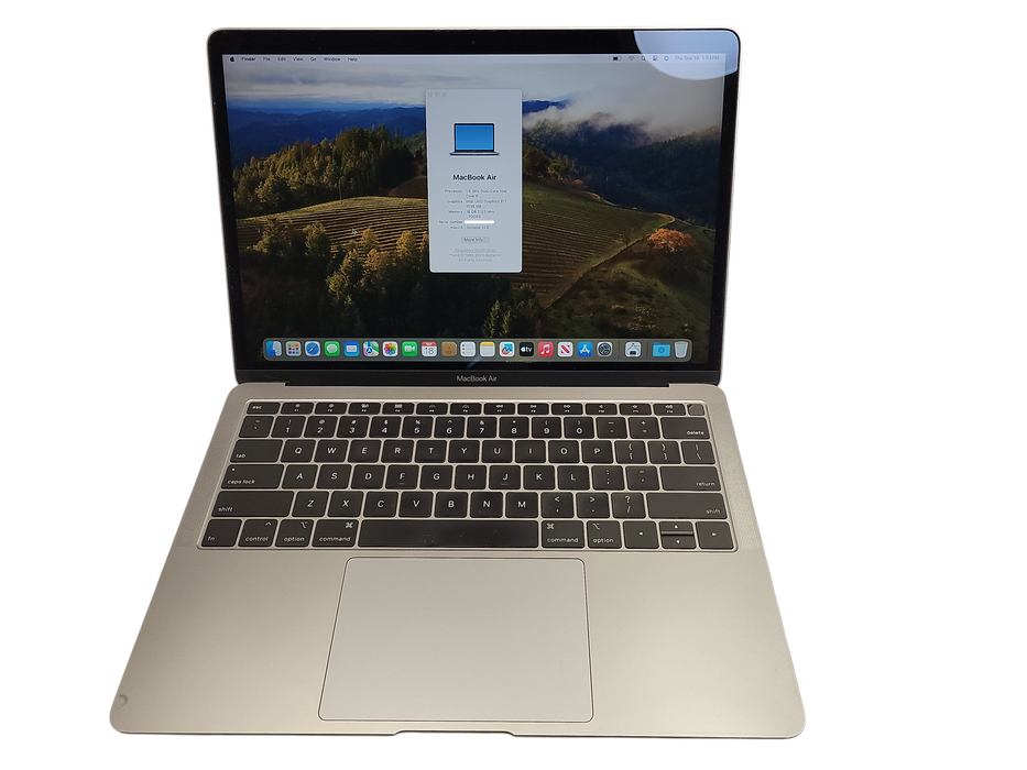 MacBook Air Retina 13.3" 2019 A1932 i5-8210Y 16GB RAM 250GB SSD $