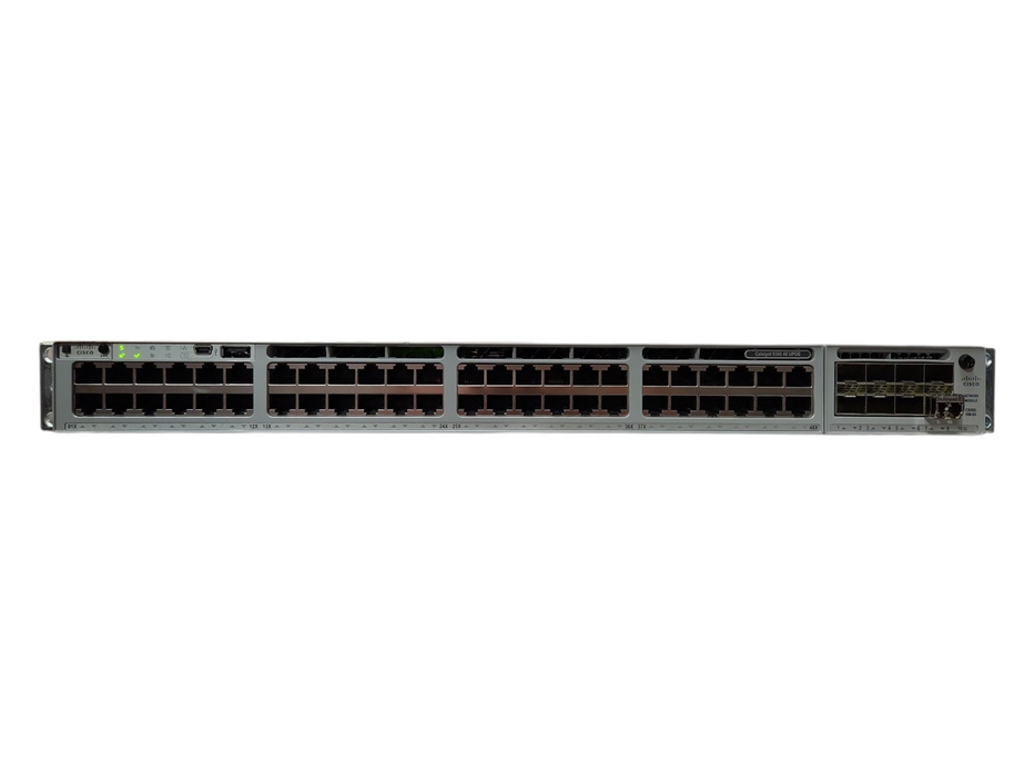 Cisco C9300-48U-E V03, 48-Port Gigabit UPOE Managed Switch w/ C9300-NM-8X !