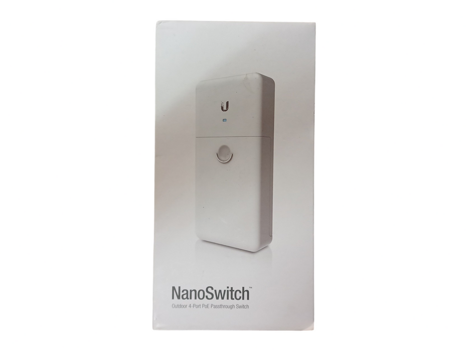 *OPEN BOX* Ubiquiti NanoSwitch N-SW Outdoor 4-Port PoE Passthrough Switch