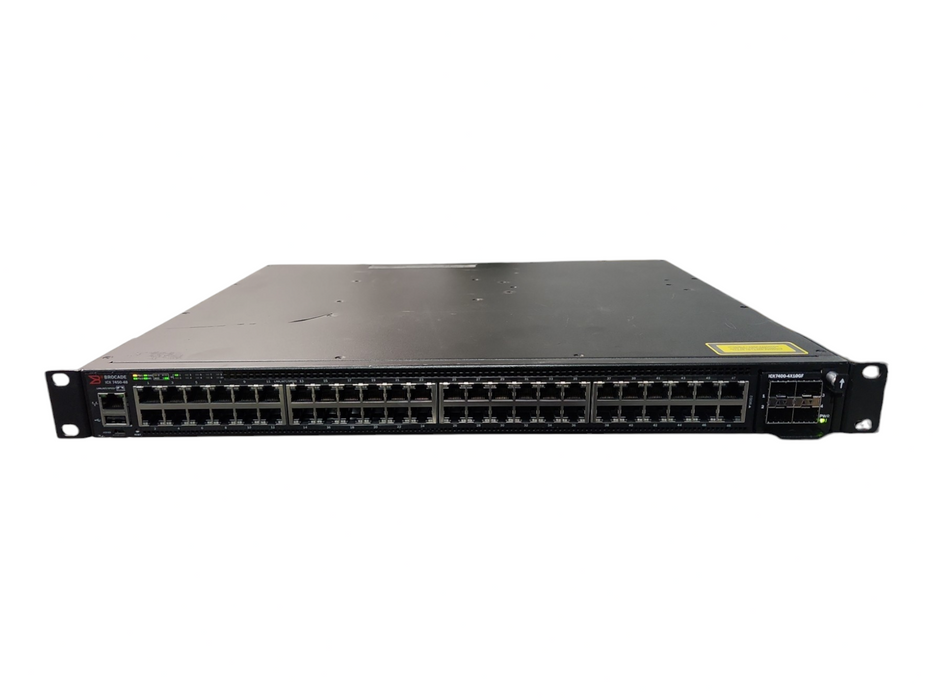 Brocade ICX 7450-48 | 48-Port Gigabit Switch w/ ICX7400-4X10GF SFP+ Module