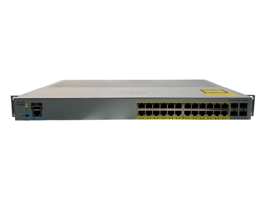 Cisco WS-C2960L-24PS-LL V01, 24-Port Gigabit PoE+ Silent Managed Switch