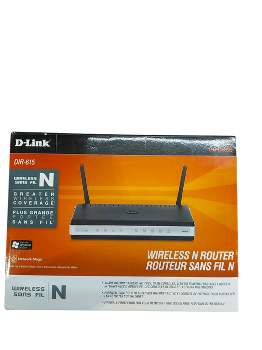 D-Link DIR-615 Wireless N Router Access point broadband Internet Switch