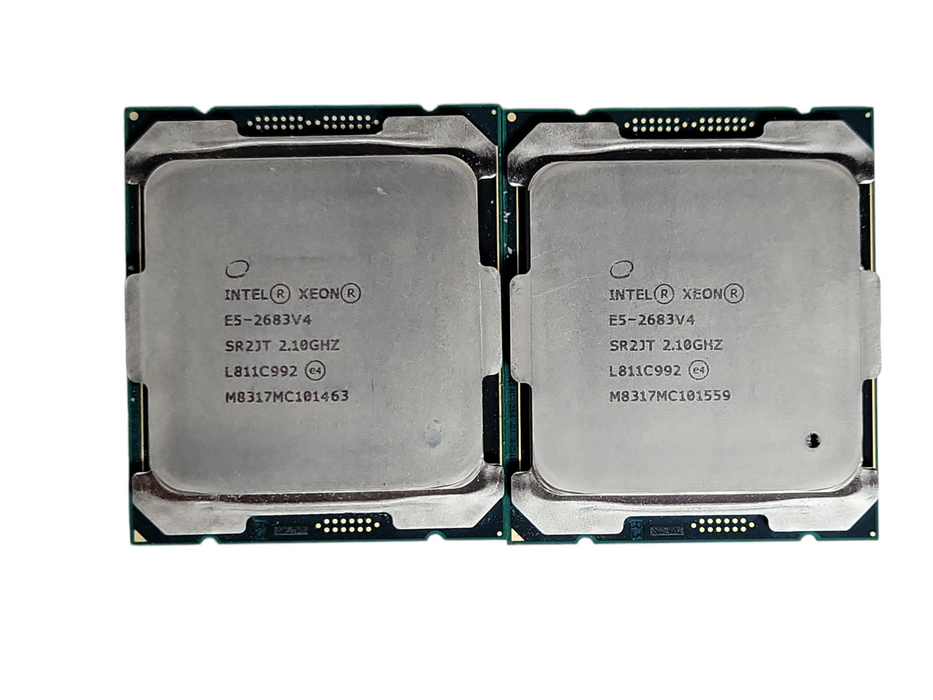 Lot of 2x Intel Xeon E5-2683 v4 2.1GHz 16-Core Processor CPU LGA2011 SR2JT _