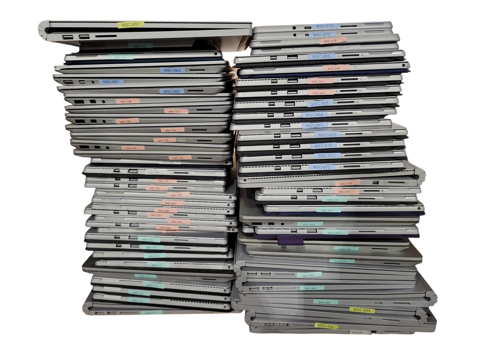 Lot 63x Microsoft Surface 6 Gen and UP | C Condition (MSC-30)